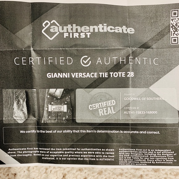 Vintage Authentic Versace Silk Brown Cream Medusa Tie Classic Business Neutral - Picture 5 of 5